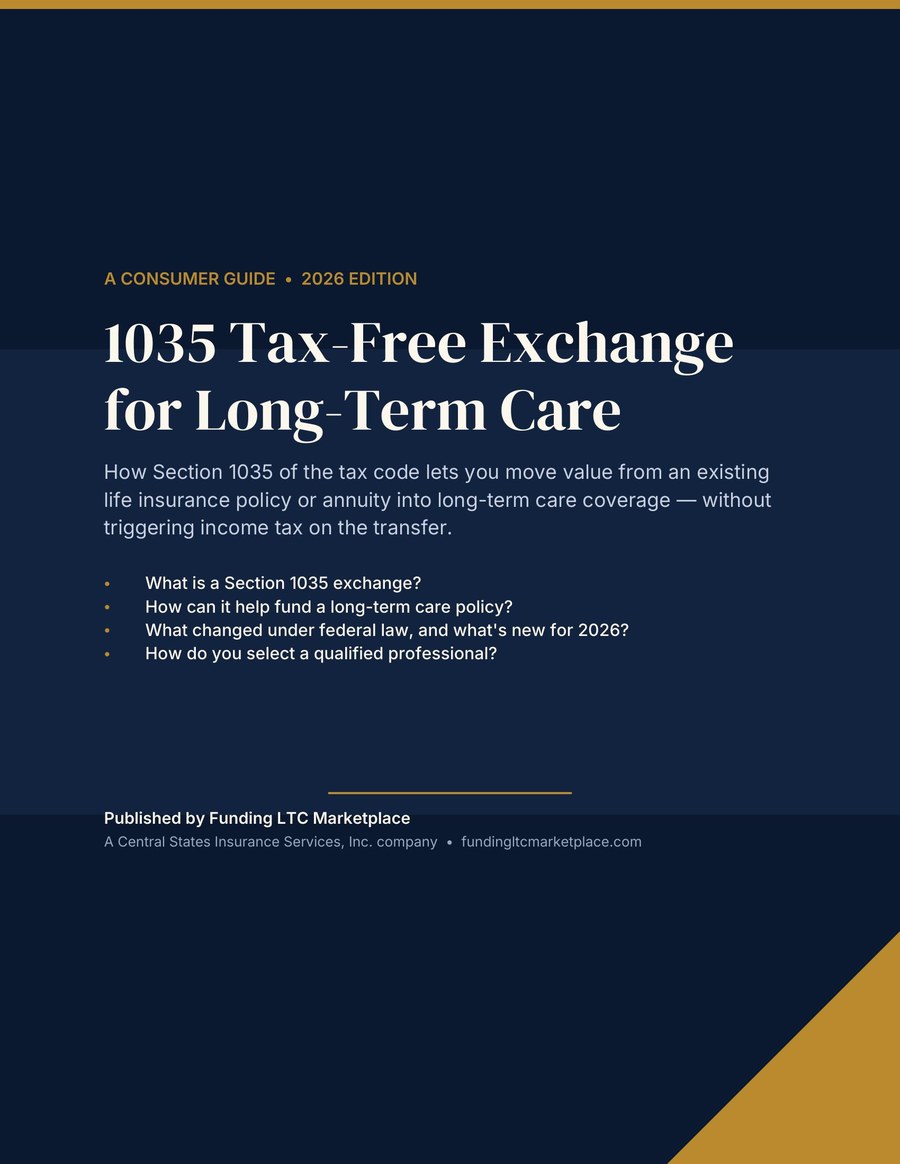 Cover of the 1035 Tax-Free Exchange for Long-Term Care guide