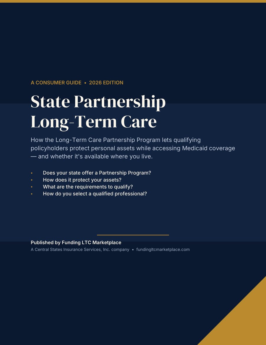 Cover of the Consumer Guide: State Partnership Long-Term Care